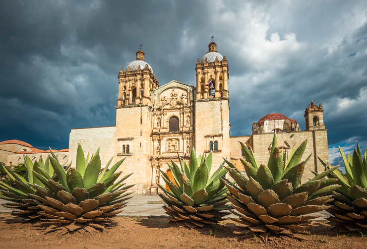 Church of Santo Domingo de Guzman in Oaxaca, Mexico